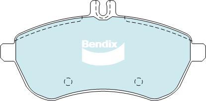 Bendix-AU DB2181 EURO+ - Гальмівні колодки, дискові гальма autozip.com.ua