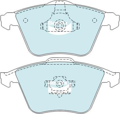 Bendix-AU DB2176 HD - Гальмівні колодки, дискові гальма autozip.com.ua