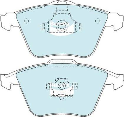 Bendix-AU DB2176 ULT - Гальмівні колодки, дискові гальма autozip.com.ua