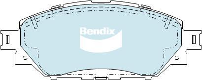 Bendix-AU DB2369 ULT4WD - Гальмівні колодки, дискові гальма autozip.com.ua