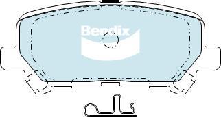 Bendix-AU DB2368 -4WD - Гальмівні колодки, дискові гальма autozip.com.ua