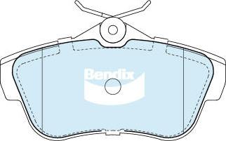 Bendix-AU DB2327 HD - Гальмівні колодки, дискові гальма autozip.com.ua