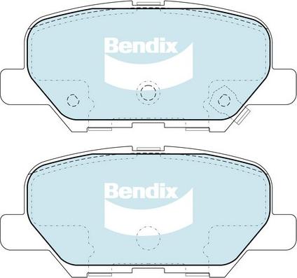 Bendix-AU DB2294 GCT - Гальмівні колодки, дискові гальма autozip.com.ua