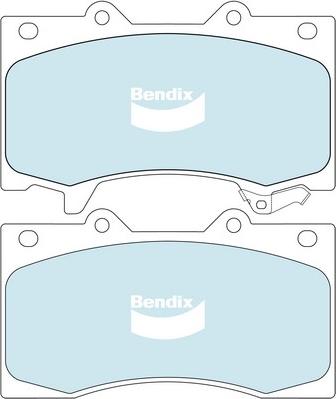 Bendix-AU DB2242 HD - Гальмівні колодки, дискові гальма autozip.com.ua