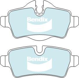 Bendix-AU DB2214 EURO+ - Гальмівні колодки, дискові гальма autozip.com.ua