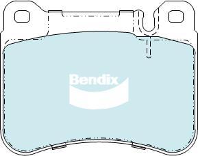 Bendix-AU DB2235 HD - Гальмівні колодки, дискові гальма autozip.com.ua