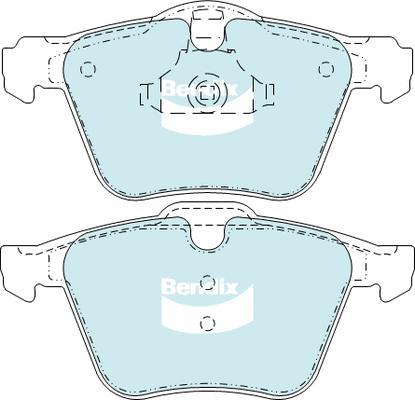 Bendix-AU DB2236 GCT - Гальмівні колодки, дискові гальма autozip.com.ua