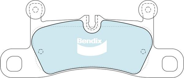 Bendix-AU DB2229 HD - Гальмівні колодки, дискові гальма autozip.com.ua