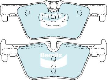 Bendix-AU DB2224 EURO+ - Гальмівні колодки, дискові гальма autozip.com.ua