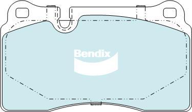 Bendix-AU DB2228 EURO+ - Гальмівні колодки, дискові гальма autozip.com.ua