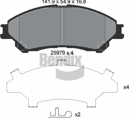 Protechnic PRP1732 - Гальмівні колодки, дискові гальма autozip.com.ua