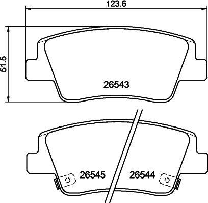 BENDIX Braking BPD2417 - Гальмівні колодки, дискові гальма autozip.com.ua