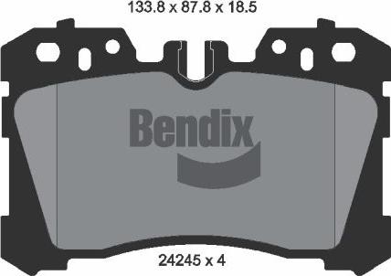 BENDIX Braking BPD2112 - Гальмівні колодки, дискові гальма autozip.com.ua
