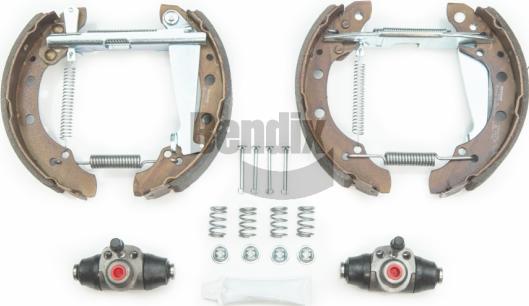 BENDIX Braking BXK4057 - Комплект гальм, барабанний механізм autozip.com.ua