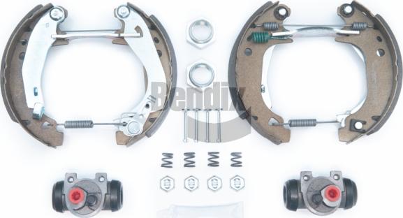 BENDIX Braking BXK4035 - Комплект гальм, барабанний механізм autozip.com.ua