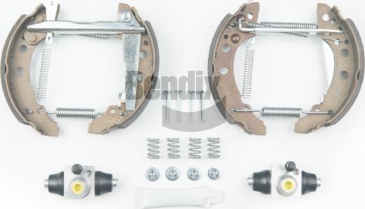 BENDIX Braking BXK5008 - Комплект гальм, барабанний механізм autozip.com.ua