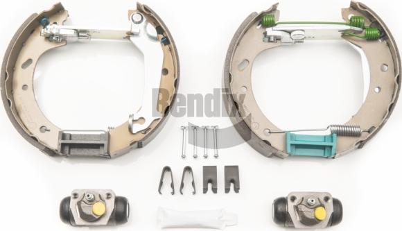 BENDIX Braking BXK1067 - Комплект гальм, барабанний механізм autozip.com.ua