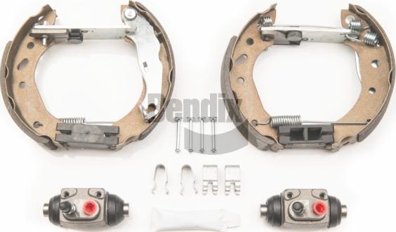 BENDIX Braking BXK1081 - Комплект гальм, барабанний механізм autozip.com.ua