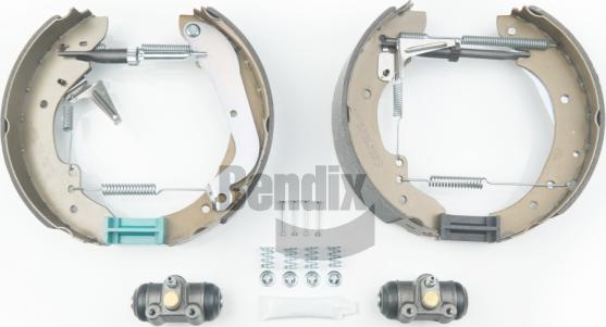 BENDIX Braking BXK1020 - Комплект гальм, барабанний механізм autozip.com.ua