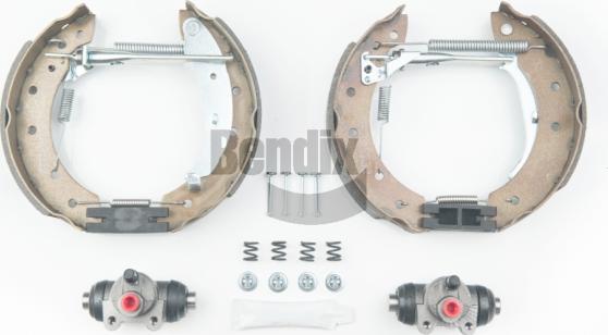 BENDIX Braking BXK1074 - Комплект гальм, барабанний механізм autozip.com.ua