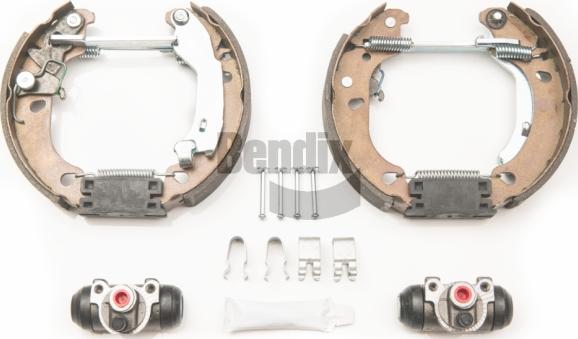 BENDIX Braking BXK1163 - Комплект гальм, барабанний механізм autozip.com.ua