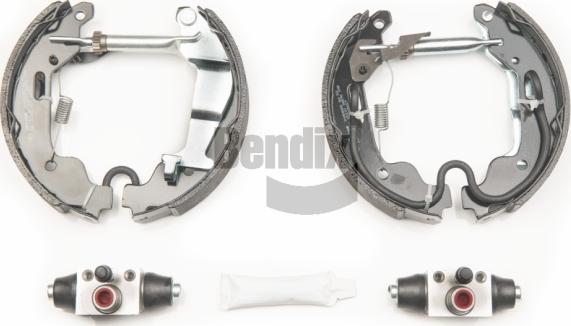 BENDIX Braking BXK1139 - Комплект гальм, барабанний механізм autozip.com.ua