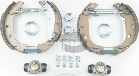 BENDIX Braking BXK1128 - Комплект гальм, барабанний механізм autozip.com.ua