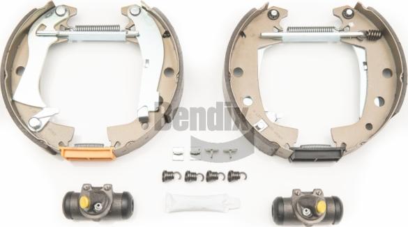 BENDIX Braking BXK1324 - Комплект гальм, барабанний механізм autozip.com.ua