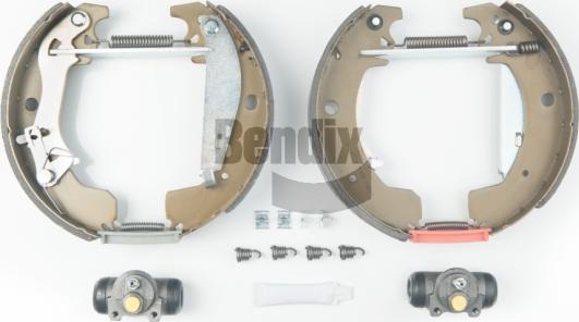 BENDIX Braking BXK1322 - Комплект гальм, барабанний механізм autozip.com.ua