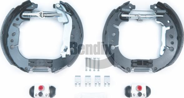 BENDIX Braking BXK1290 - Комплект гальм, барабанний механізм autozip.com.ua