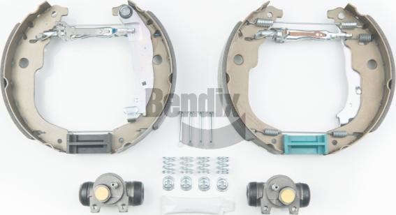 BENDIX Braking BXK1214 - Комплект гальм, барабанний механізм autozip.com.ua