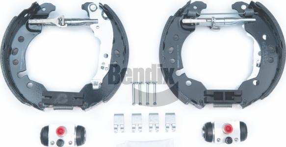BENDIX Braking BXK1286 - Комплект гальм, барабанний механізм autozip.com.ua