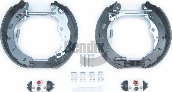 BENDIX Braking BXK1283 - Комплект гальм, барабанний механізм autozip.com.ua