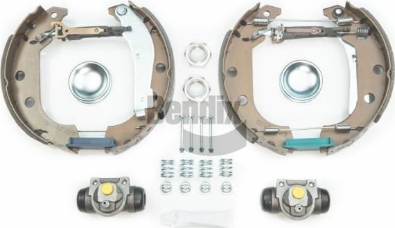 BENDIX Braking BXK3128 - Комплект гальм, барабанний механізм autozip.com.ua