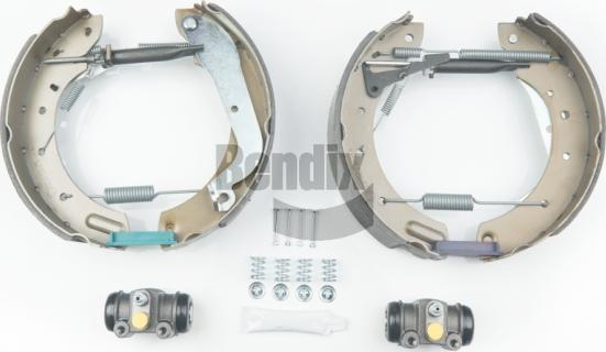 BENDIX Braking BXK3327 - Комплект гальм, барабанний механізм autozip.com.ua