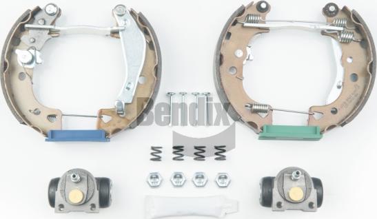 BENDIX Braking BXK2033 - Комплект гальм, барабанний механізм autozip.com.ua