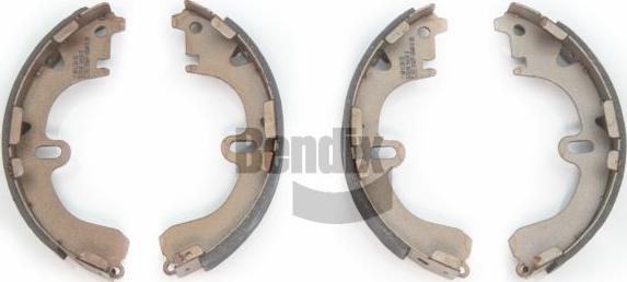 BENDIX Braking BXS1045 - Комплект гальм, барабанний механізм autozip.com.ua