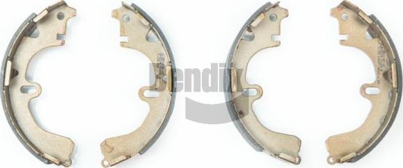 BENDIX Braking BXS1046 - Комплект гальм, барабанний механізм autozip.com.ua