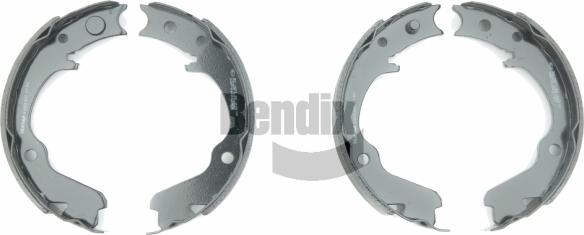 BENDIX Braking BXS1068 - Комплект гальм, барабанний механізм autozip.com.ua