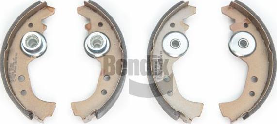 BENDIX Braking BXS1000 - Комплект гальм, барабанний механізм autozip.com.ua