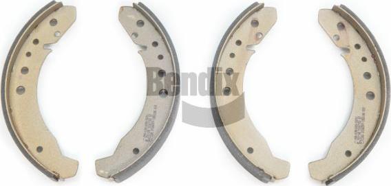 BENDIX Braking BXS1001 - Комплект гальм, барабанний механізм autozip.com.ua