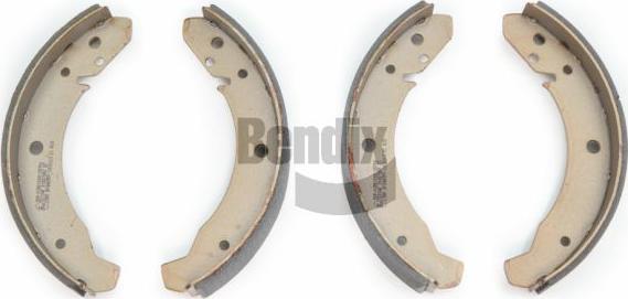 BENDIX Braking BXS1002 - Комплект гальм, барабанний механізм autozip.com.ua