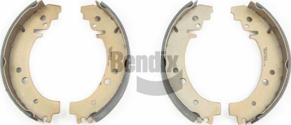 BENDIX Braking BXS1016 - Комплект гальм, барабанний механізм autozip.com.ua