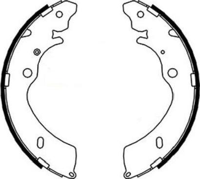 BENDIX Braking BXS1314 - Комплект гальм, барабанний механізм autozip.com.ua