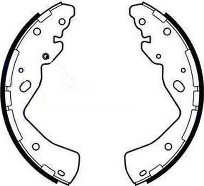 BENDIX Braking BXS1316 - Комплект гальм, барабанний механізм autozip.com.ua