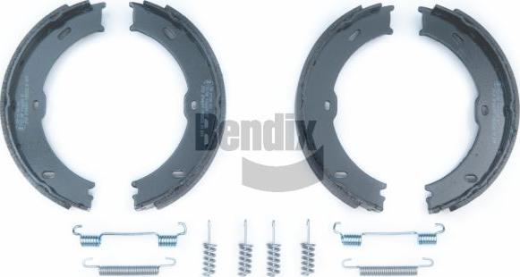 BENDIX Braking BXS1210 - Комплект гальм, ручник, парковка autozip.com.ua