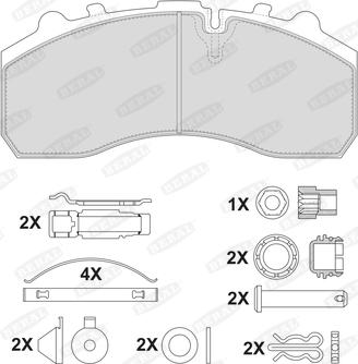 Beral 2917930004145674 - Гальмівні колодки, дискові гальма autozip.com.ua