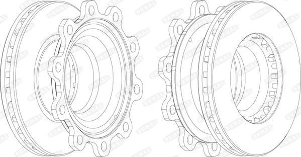 Beral BCR193A - Гальмівний диск autozip.com.ua