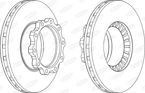 Beral BCR192A - Гальмівний диск autozip.com.ua