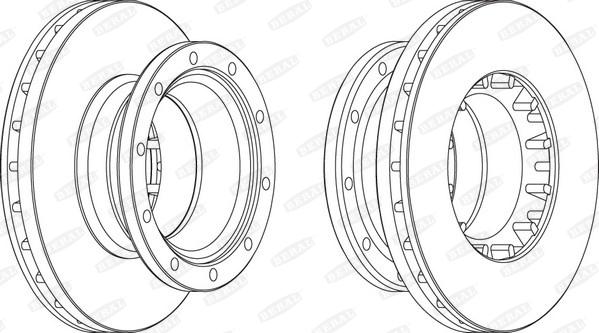 Beral BCR197A - Гальмівний диск autozip.com.ua